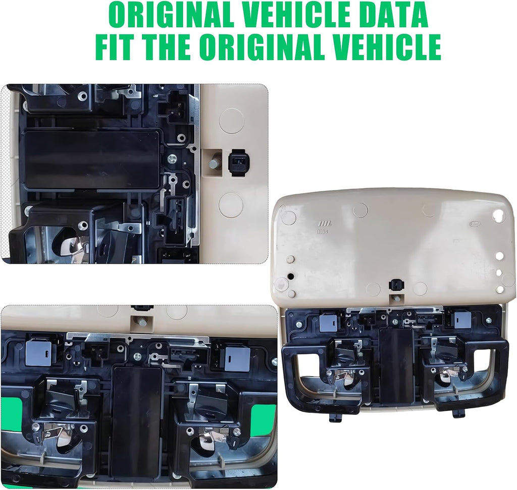 Overhead Console Map Reading Light Lamp For Hyundai Sonata 2009-2010, Genuine OEM 92810-3K001X6,Front Reading Lamp Dome Ceiling Light Glasses Case With Sunroof Switch-Beige