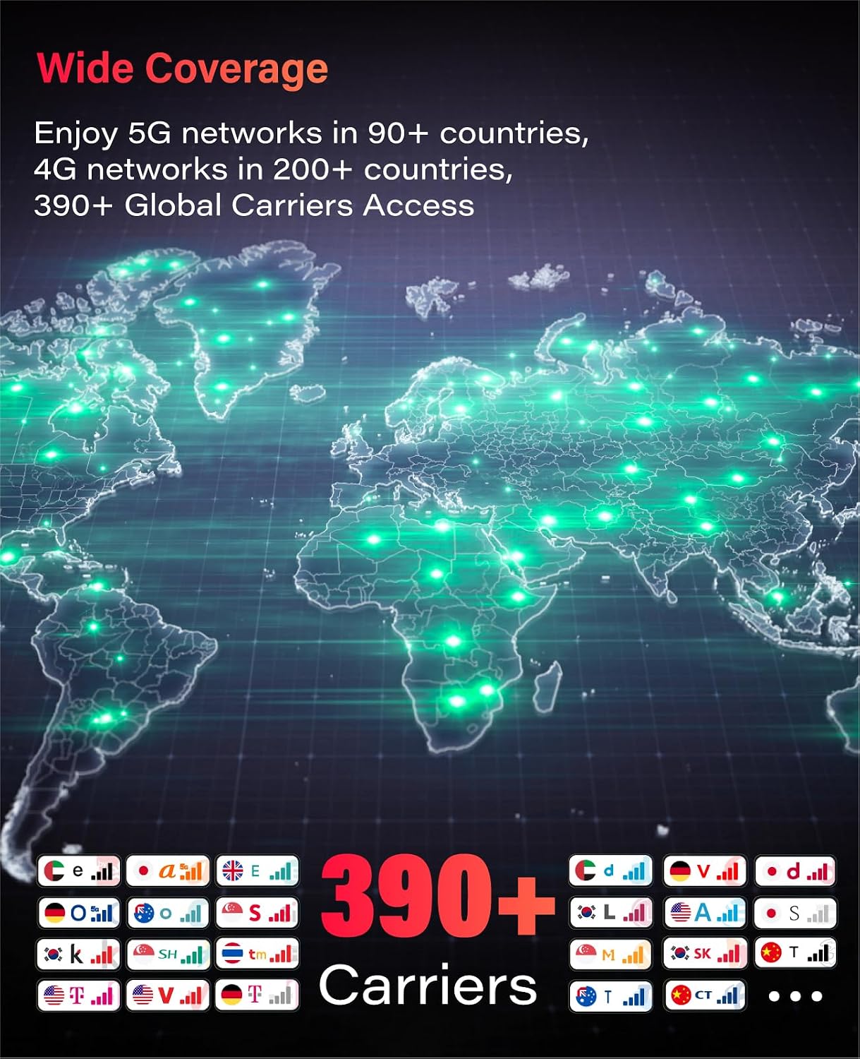 GlocalMe Red Numen Air 5G Mobile Hotspot, Portable WiFi Hotspot for Travel in 200+ Countries, Ultra High Speed WiFi Device with Speed Up to 2.5Gbps, No SIM Card Required, 16 Connected Devices