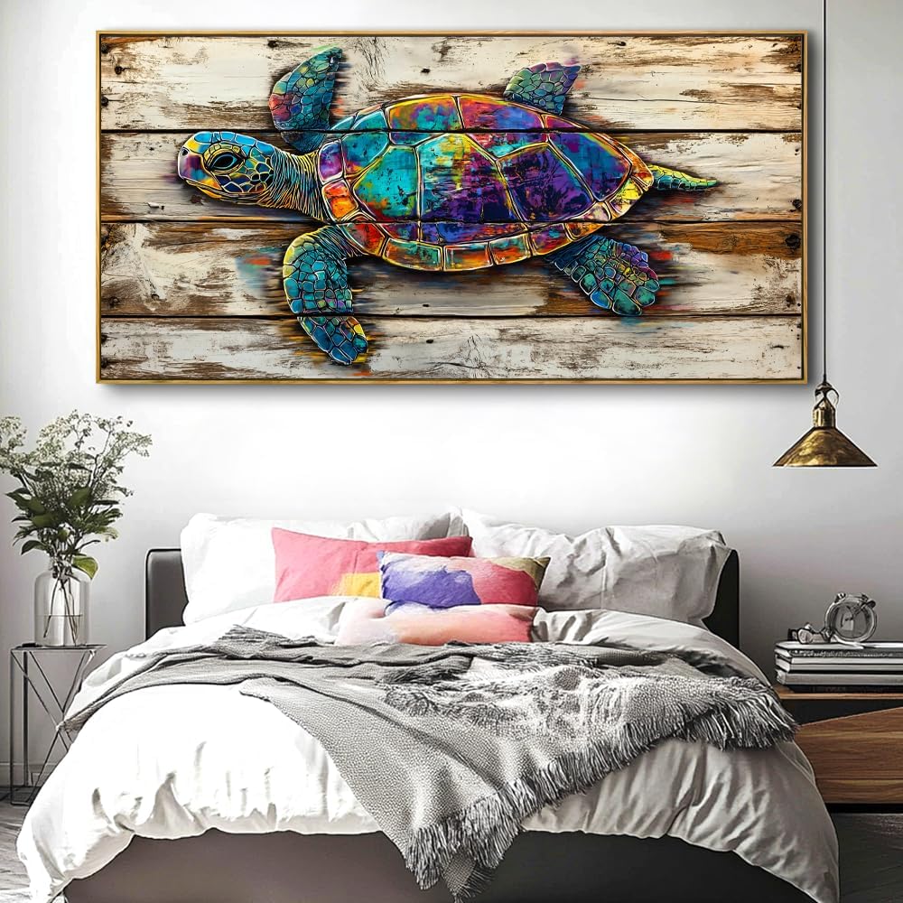 landscape Abstract Wall Art For Living Room Large Size Framed Canvas Wall Art Abstract Wall Decor Abstract Art Paintings Modern Artwork Decor for Bedroom Bathroom 60x30in