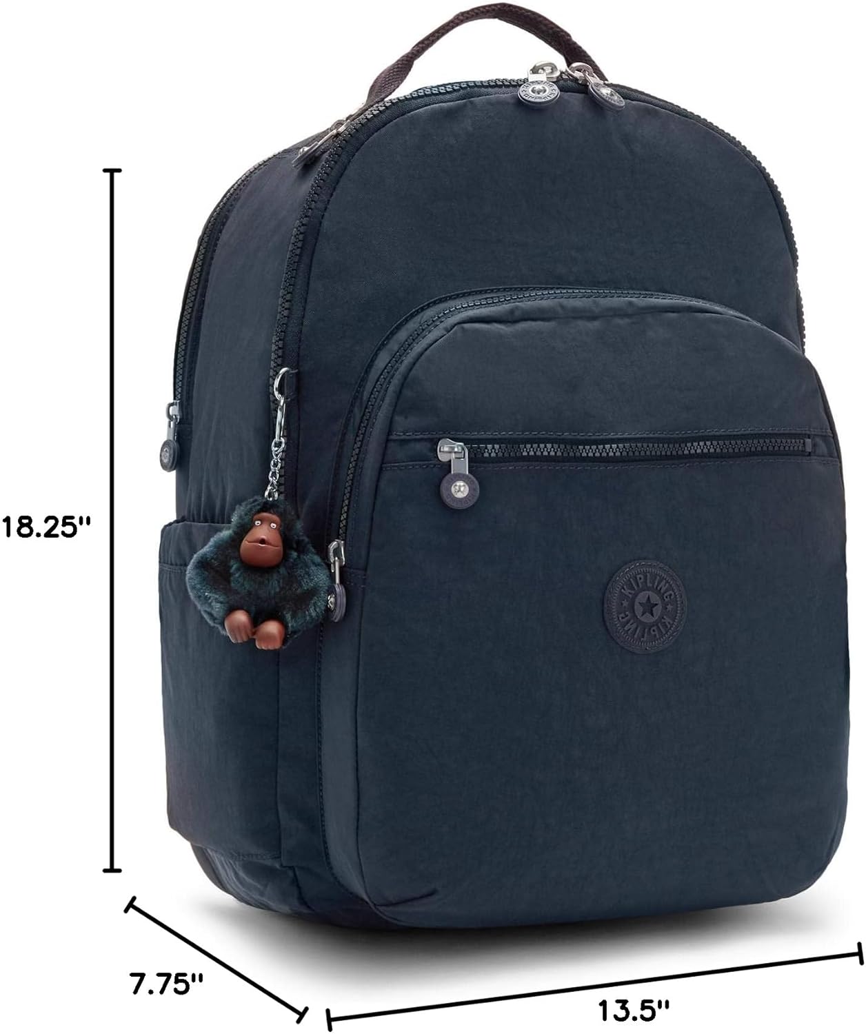 Kipling Women's Seoul Extra Large 17' Laptop Backpack, Durable, Roomy with Padded Shoulder Straps, Bag