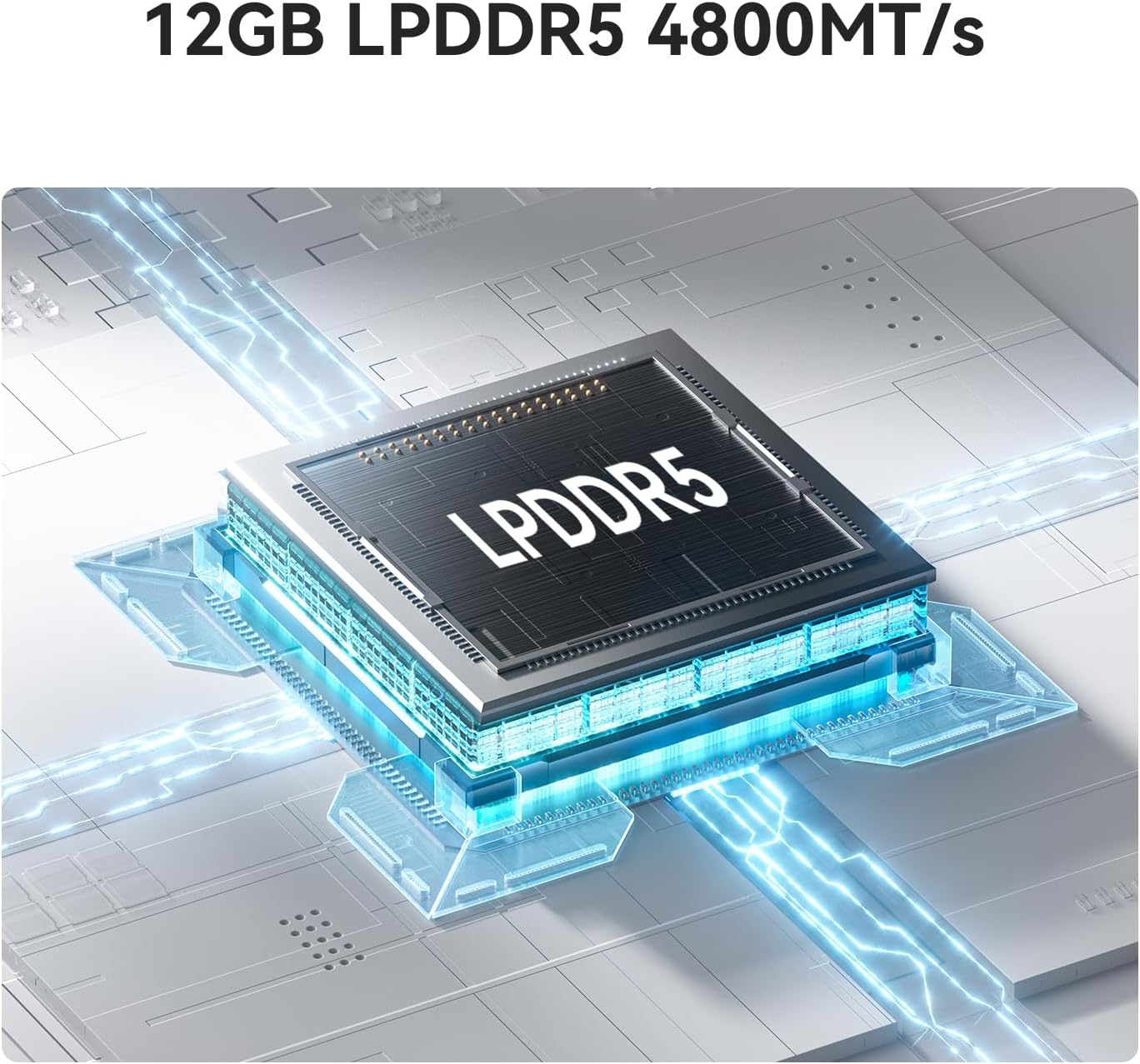 Beelink MINI S12 Mini PC with N95 Processor, 12G LPDDR5 480G SSD 4K UHD Mini Computer, WiFi5 /BT4.2/2.5G LAN, Desktop Computer Support Dual HDMI Ports, Business Mini Computer Support W11 Home