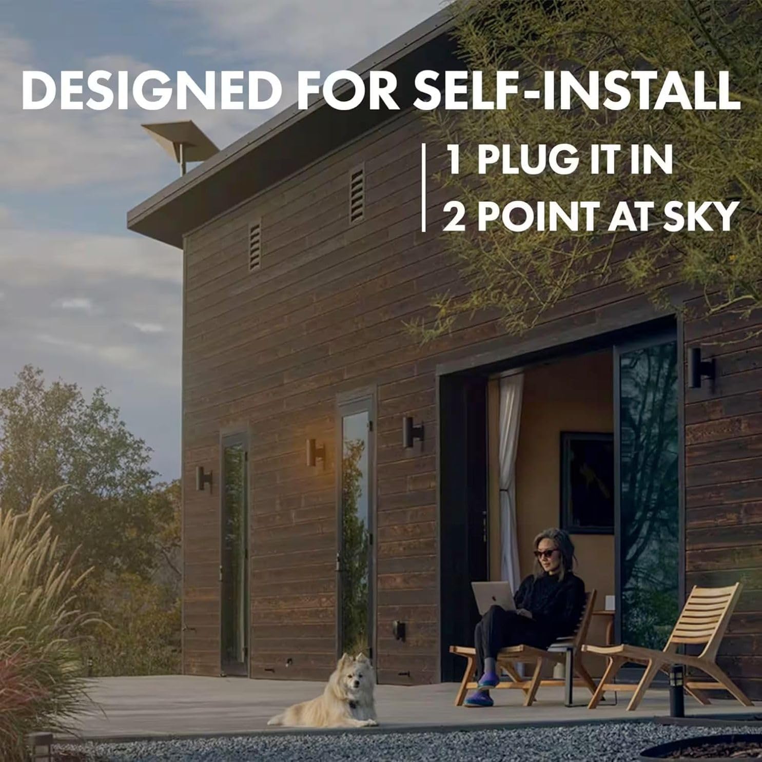 Spaace-X Star-Link-Gen 3 Standard Kit – High-Speed Satellite Internet with Dish & Wi-Fi 6 Router for Home, RV, Boats & Rural Use