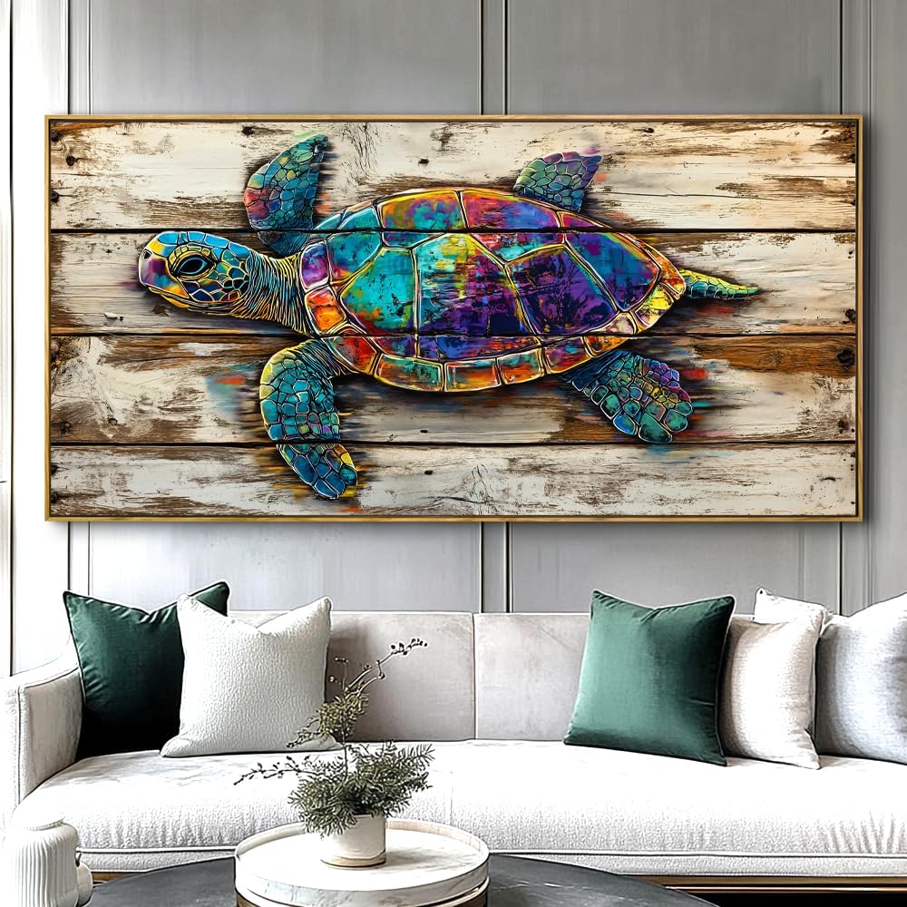 landscape Abstract Wall Art For Living Room Large Size Framed Canvas Wall Art Abstract Wall Decor Abstract Art Paintings Modern Artwork Decor for Bedroom Bathroom 60x30in