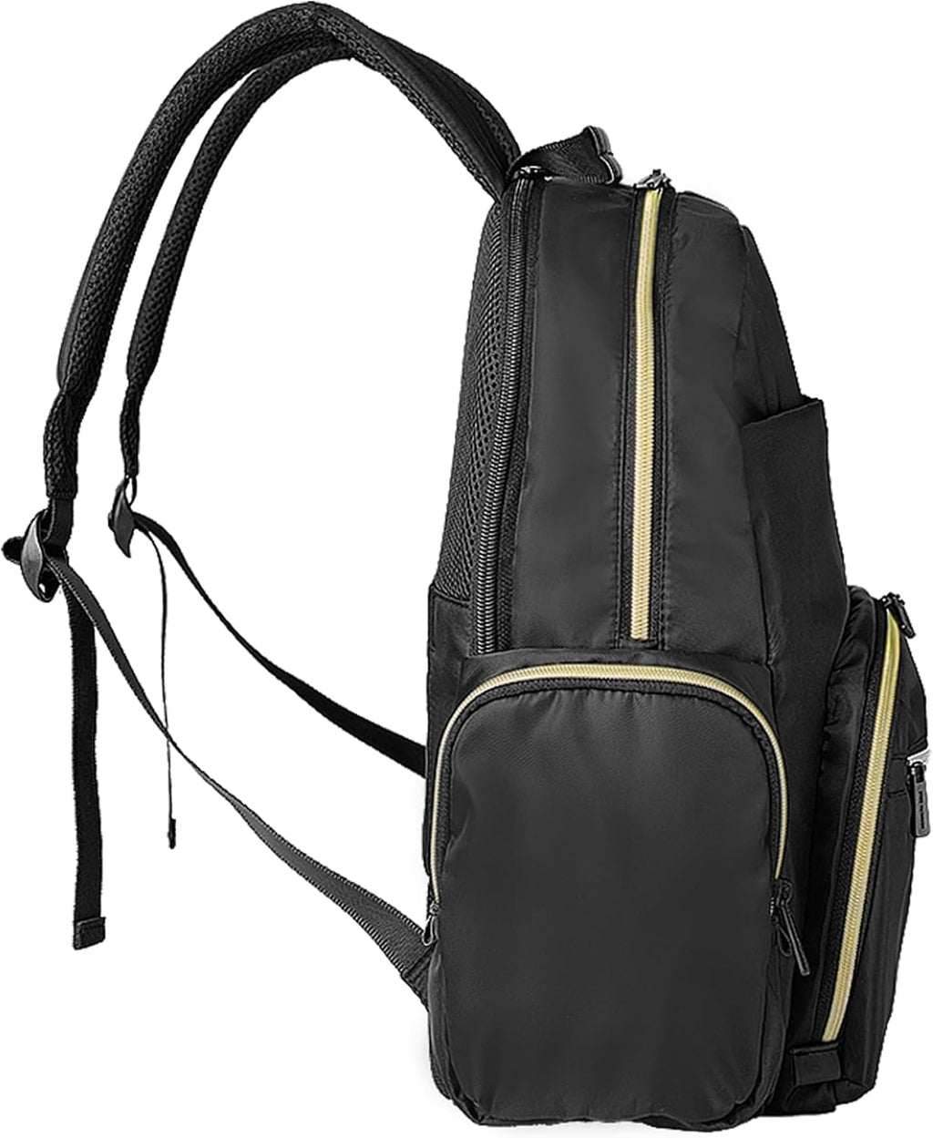 Kenneth Cole REACTION Sophie Women's Silky Nylon 15' Laptop & Tablet Anti-Theft RFID Travel Backpack Bag, Black With 20' Carry-On