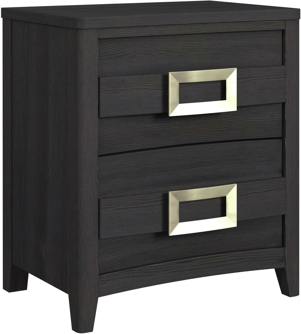 Picket House Chett Twin 3PC Bedroom Set with LED in Black