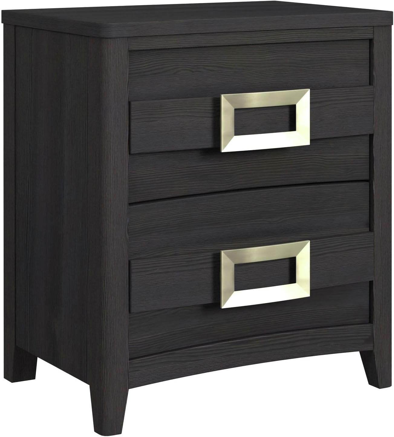 Picket House Chett Twin 3PC Bedroom Set with LED in Black