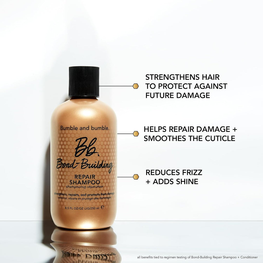 Bumble and bumble. Bond-Building Hair Repair Shampoo | Strengthens and Prevents Breakage| Smooths Frizz, Adds Shine | For Damaged Curly, Wavy, Straight Hair Types