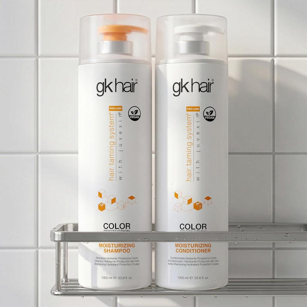 Moisturizing Shampoo and Conditioner Hydrate Set for Colored Treated Hair Keratin Treatment Cleansing Dry to Normal Sulfate Paraben Free All Hair Types for Men and Women By GK HAIR - (2 X 33.8 Oz)