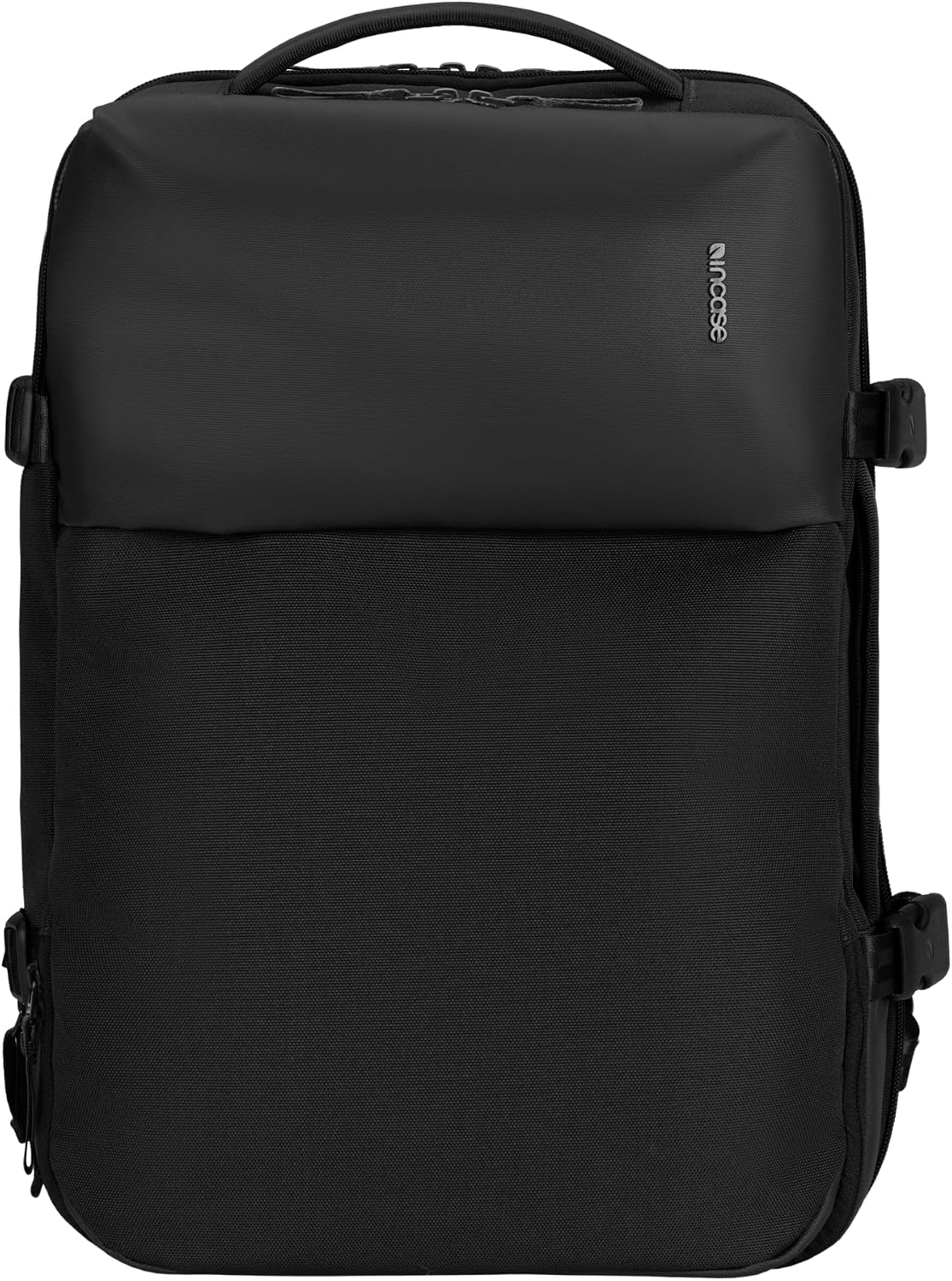 Incase A.R.C. Travel Backpack 38L – Expandable Carry On Luggage, Fits up to 17' Laptop – Butterfly Opening, Quick Access Pocket, Shoe Storage – Airplane Travel Essentials, Weekend Bag – Black