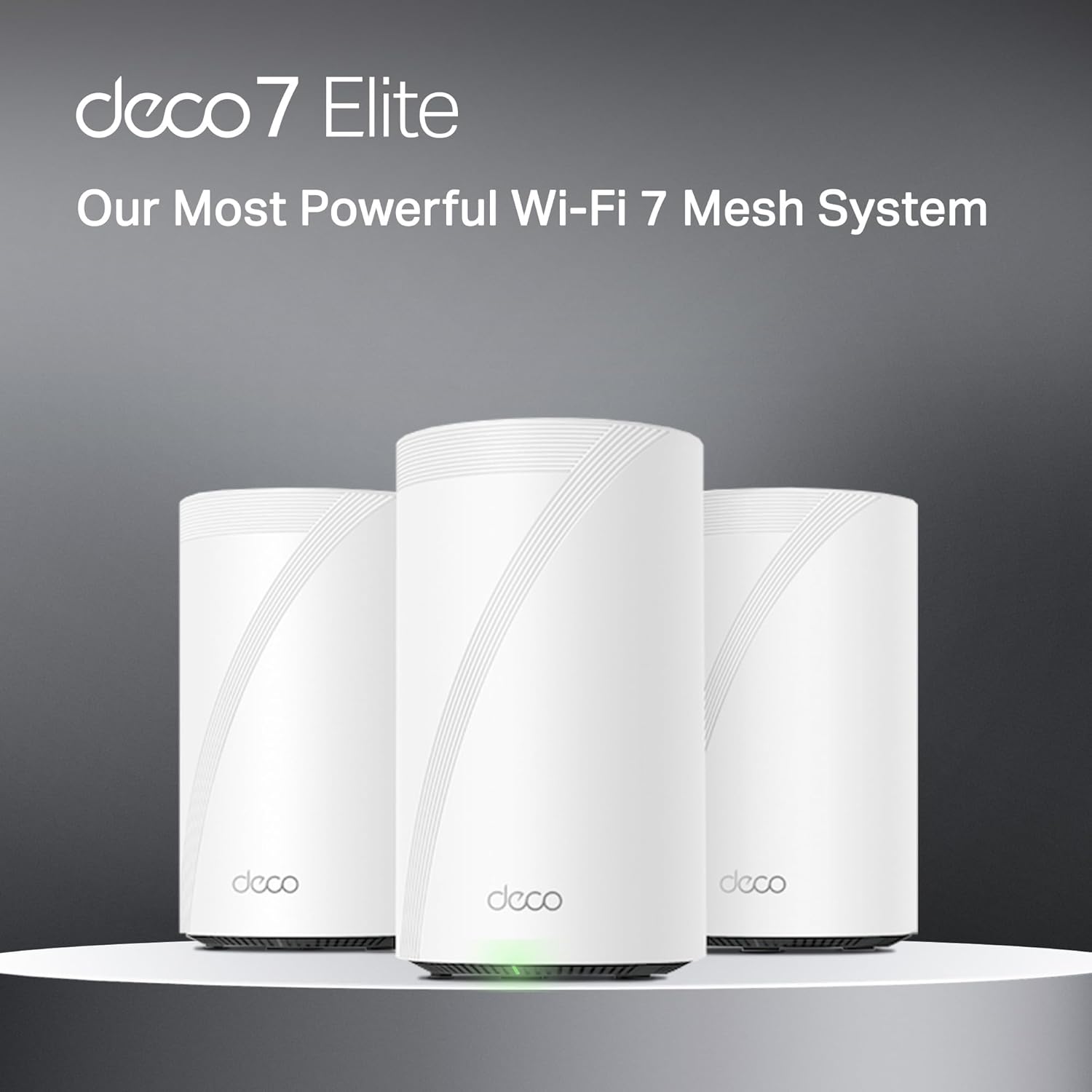 TP-Link Deco 7 Elite BE95 Quad-Band WiFi 7 BE33000 Whole Home Mesh System - 16-Stream, 2x 10G + 2x 2.5G Ports Wired Backhaul, 12 x High-Gain Antennas, VPN, AI-Roaming, 4x4 MU-MIMO, HomeShield (3-Pack)