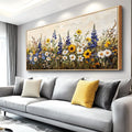 ERQINHUA Farmhouse Wall Decoration For Living Room Large Canvas Wall Art For Bedroom Office Mural Boho Flowers Watercolour Restaurant Wall Pictures Printing Artwork Home Decor 32x72 In Wood Framed