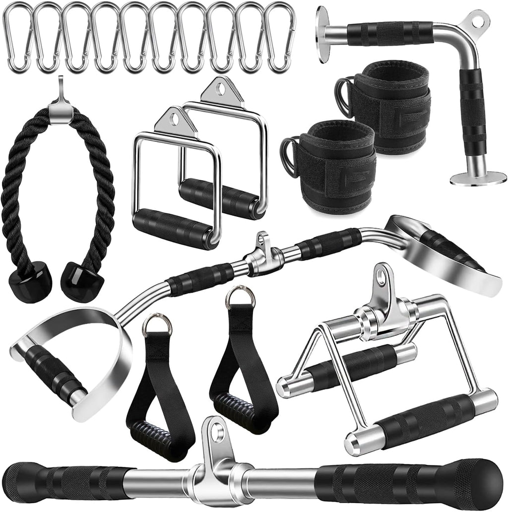 Cable Machine Attachment LAT Pulldown Attachments Cable Machine Accessories for Home Gym