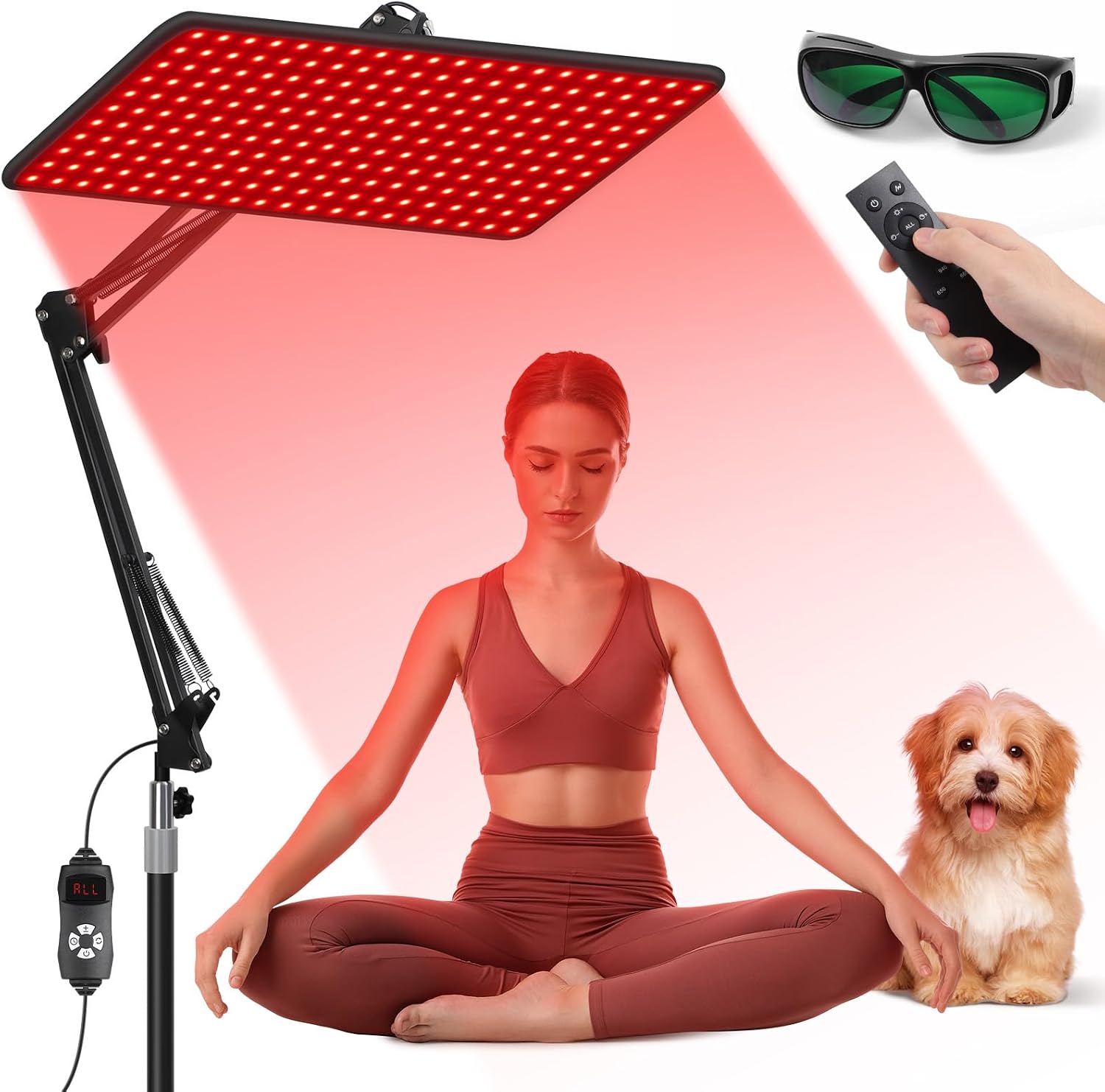 BEICHEN Red Light Therapy, Infrared Redlight-Therapy for Body and Face Lamp Device with Remote Control, Gift for Women Wife Mom Sister Girlfriend