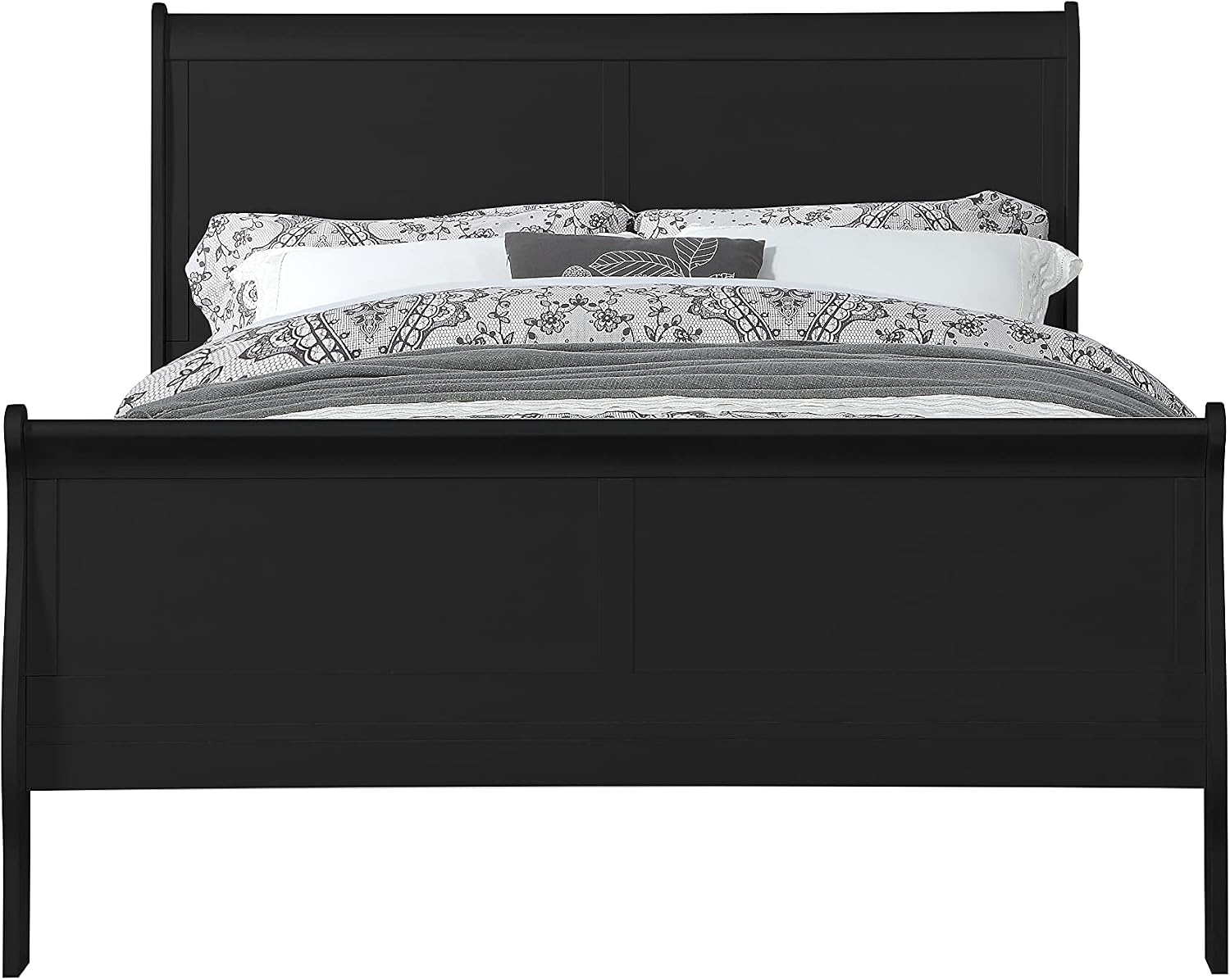 Black 4PCS Bedroom Set (Twin Bed)