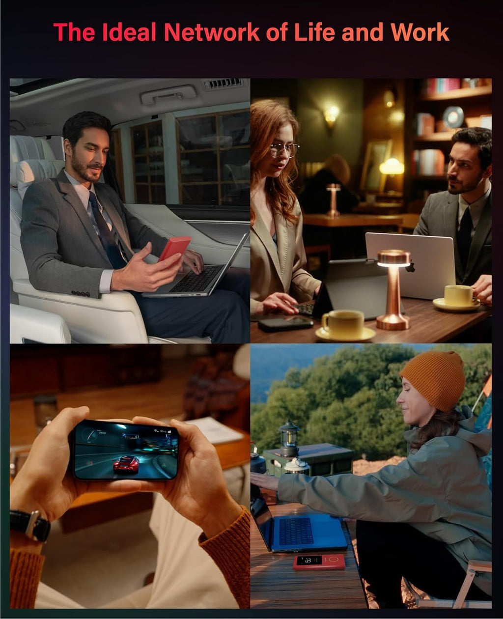 GlocalMe Red Numen Air 5G Mobile Hotspot, Portable WiFi Hotspot for Travel in 200+ Countries, Ultra High Speed WiFi Device with Speed Up to 2.5Gbps, No SIM Card Required, 16 Connected Devices