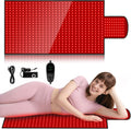 LITDUCK Body Red Light Therapy Mat, Eligible Red Light Therapy Blanket, 2in1 LEDs(660nm& 850nm), Premium Leather, Adjustable Timer & Intensity 36.3'*15.8'