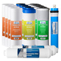 iSpring F15D150 2-Year Replacement Filter Set for 5-Stage 150 GPD RODI Water Filtration Systems, Fits iSpring RCC1D & RCC1DP, 15 Count (Pack of 1)