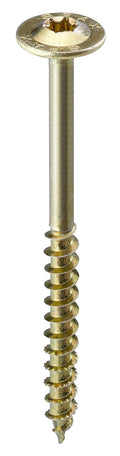 SPAX 3581020700630 1/4 x 2-1/2' T-Star Drive Washer Head Yellow Zinc Powerlag Screw (500 Pieces per Pail)