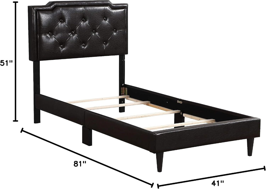 Glory Furniture 1116-TB-UP Bed- All in One Box Twin Cappuccino