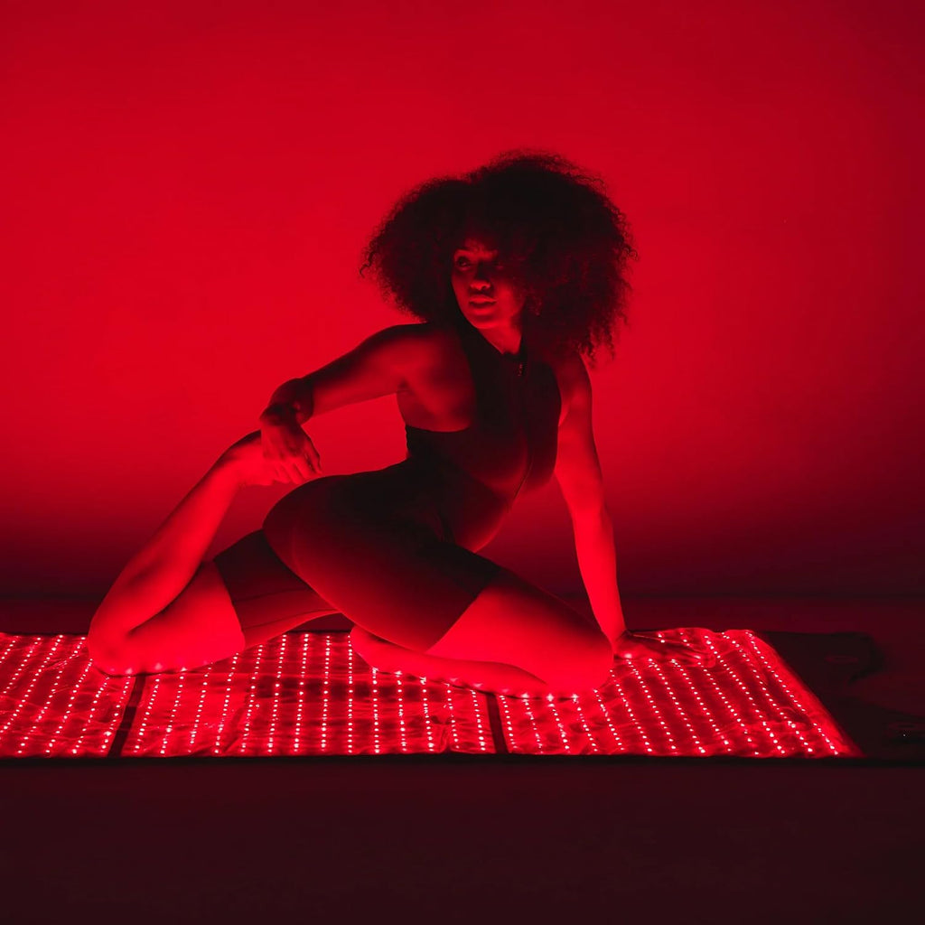 HigherDOSE Full Body Red Light Therapy Mat - Infrared Red Light Therapy Pad with 1,000 LEDs (660nm + 850nm) for Circulation, Recovery, Skin, Energy, Mood & At-Home Redlight Therapy for Body
