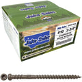 Jake Sales #10 x 2-3/4' TAN Colored Composite Decking Wood Screw with Torx/Star Drive Head Exterior Coated - ACQ Lumber Compatible - 22 POUNDS ~1,750 Screws