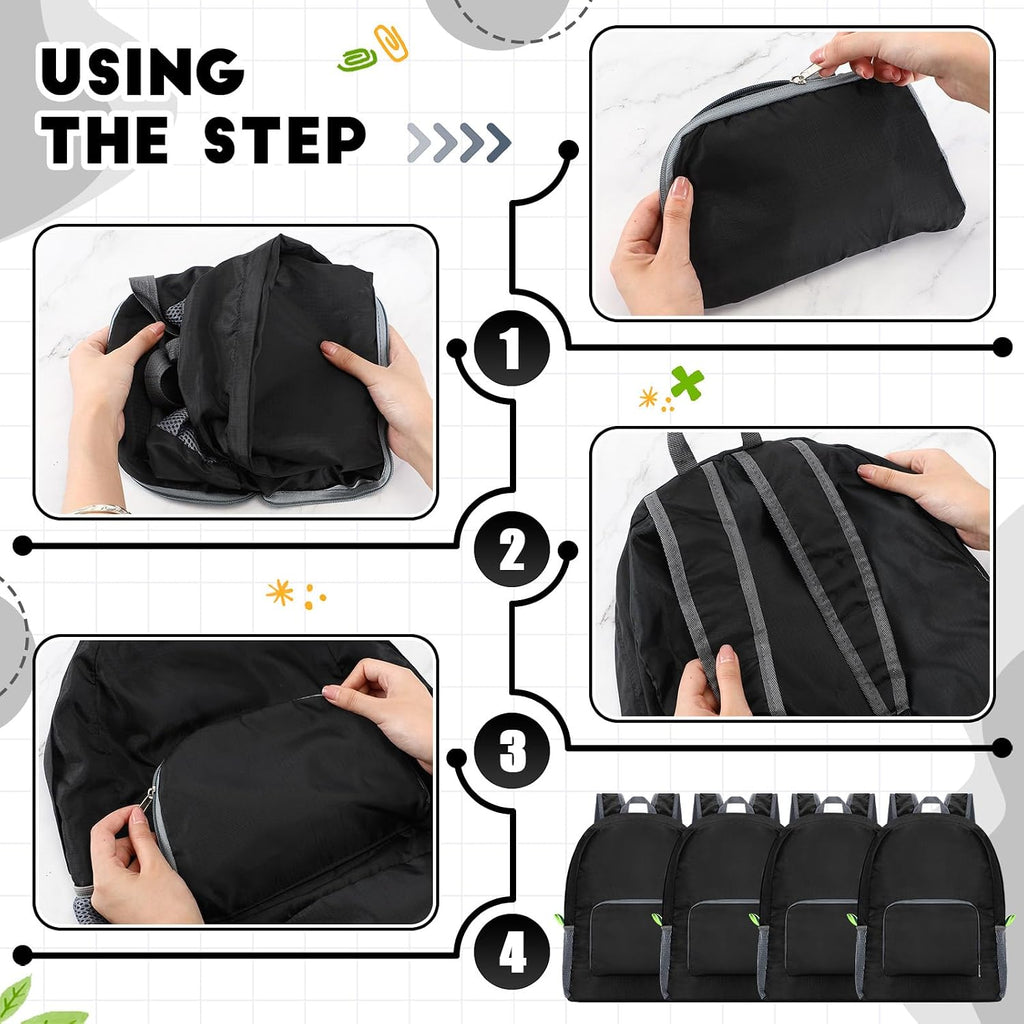 Eccliy 50 Pack Backpacks in Bulk 17 Inches Wholesale Back Pack Basic Backpack for adult Lightweight Outdoor Travel Bookbags(Black)