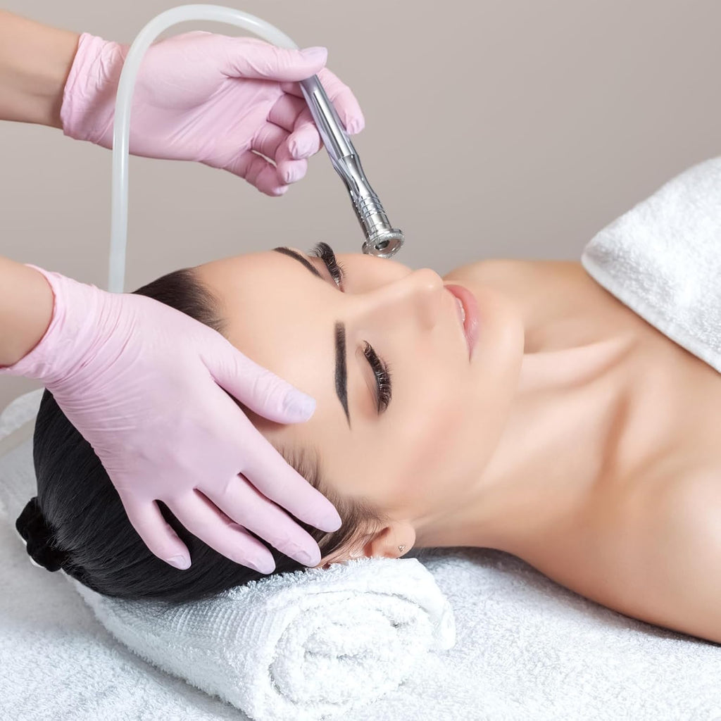 2 in 1 Diamond Micro der-ma-bra-sion Machine, Yofuly 0-68cmHg Suction Power Professional Diamond Glow Facial Machine with Spray Kit, Facial Skin Care Equipment for Home Use