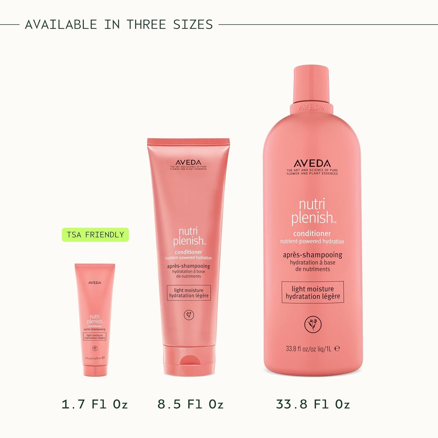 Aveda Nutriplenish Conditioner Light Moisture | Hydrating Conditioner for Fine to Medium Dry Hair | Organic Pomegranate Oil, Coconut Oil, Mango Butter | 96% Naturally Derived*