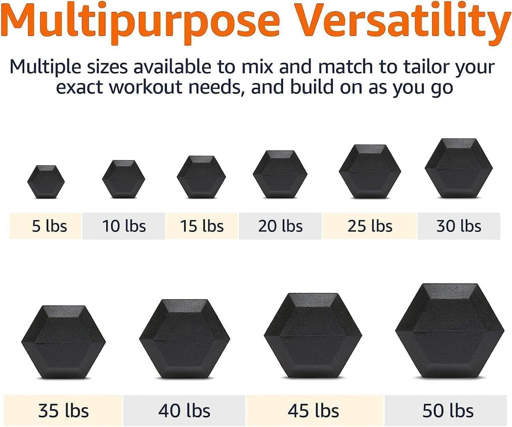 Black 350 lbs Hex Weight Dumbbells Sets with Rack10-50 lbs Rubber Exercise Dumbbell Free Weights for Home Gym Weight and Rack with Dumbbells Set 6 Pair
