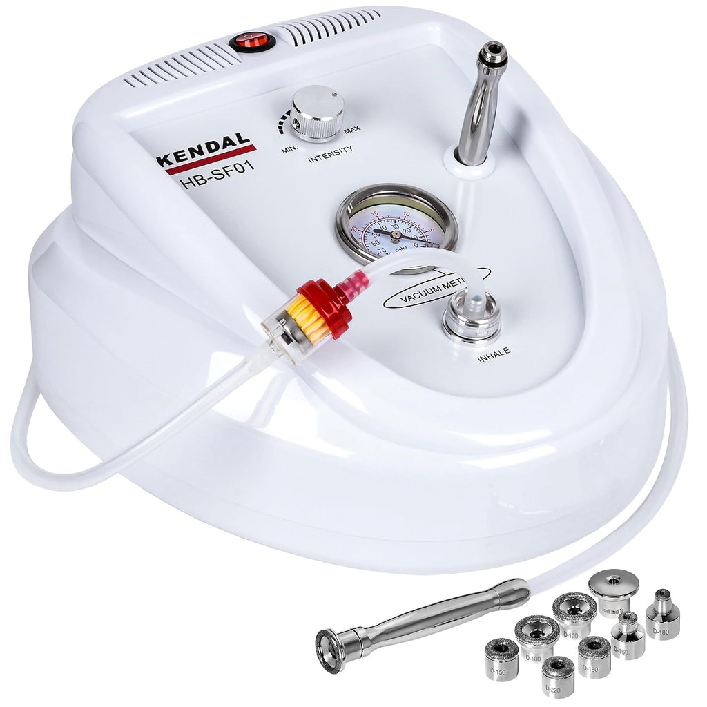 Kendal Professional Diamond Microdermabrasion Machine, Dermabrasion Facial Skin Care Equipment, Also Good for Home Use AC 110V HB-SF01