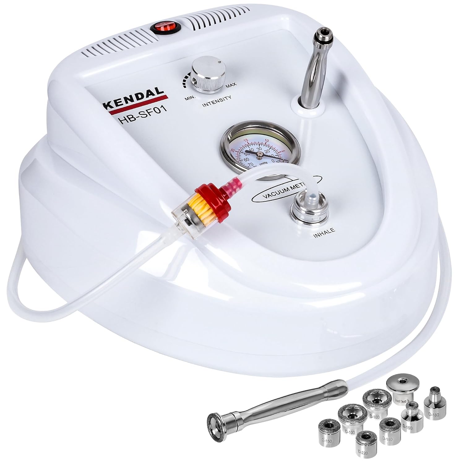 Kendal Professional Diamond Microdermabrasion Machine, Dermabrasion Facial Skin Care Equipment, Also Good for Home Use AC 110V HB-SF01