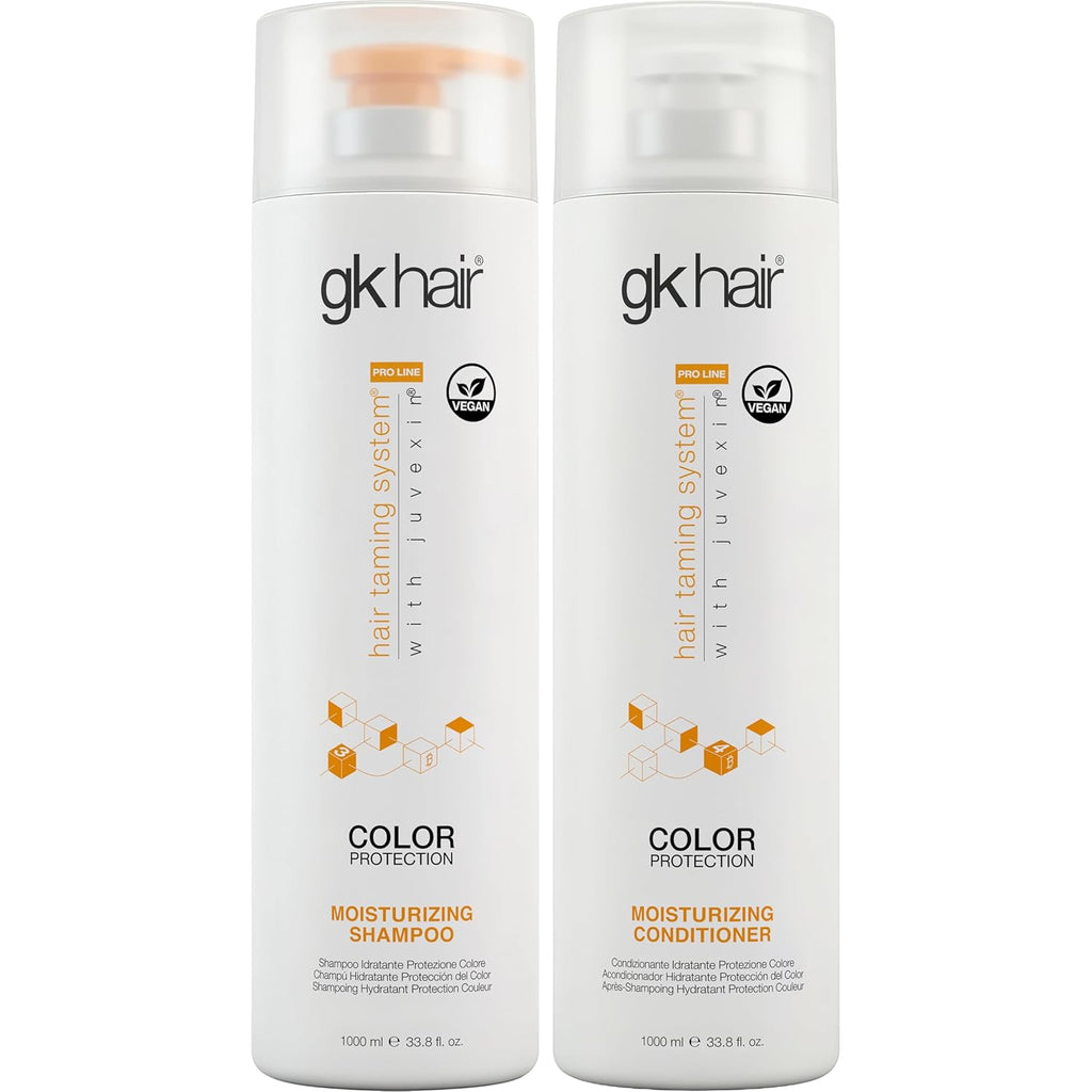Moisturizing Shampoo and Conditioner Hydrate Set for Colored Treated Hair Keratin Treatment Cleansing Dry to Normal Sulfate Paraben Free All Hair Types for Men and Women By GK HAIR - (2 X 33.8 Oz)