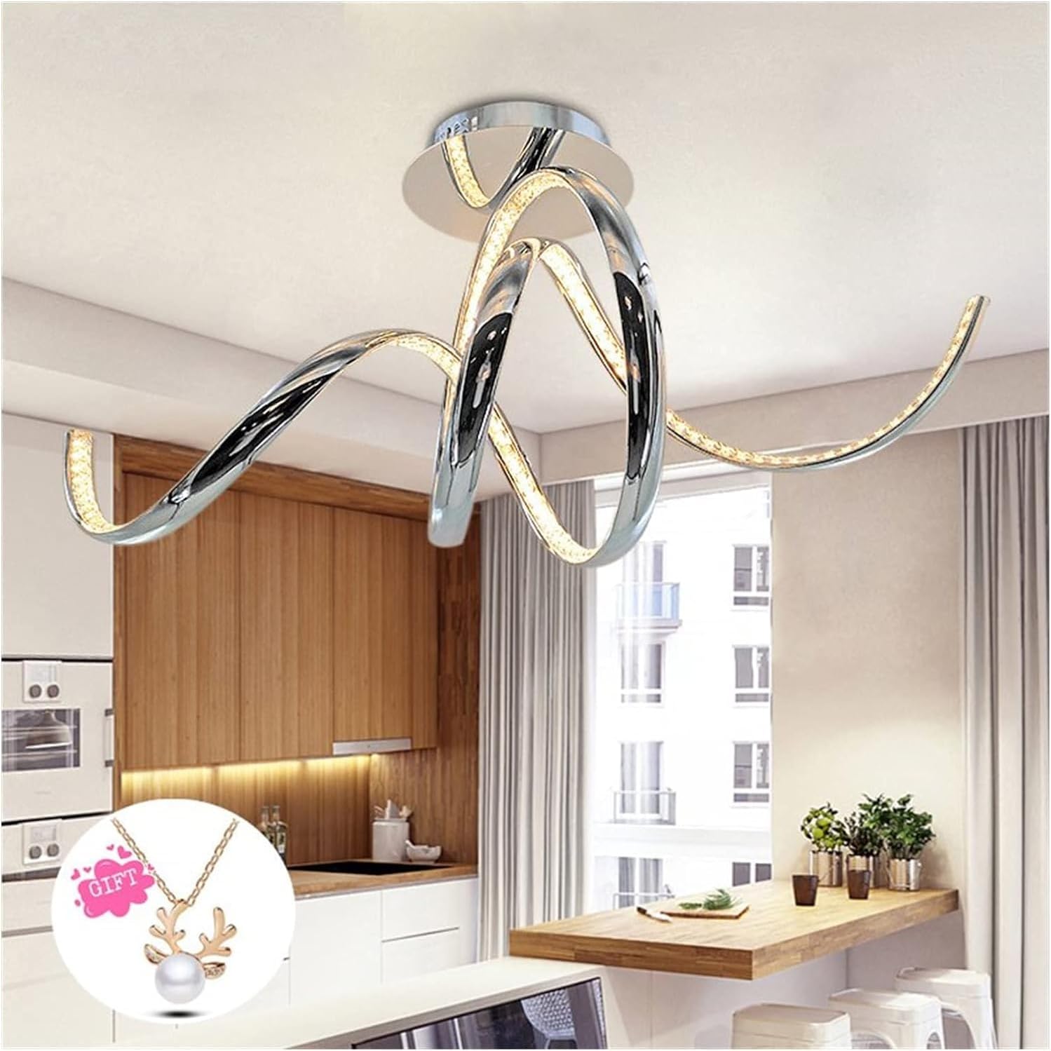 Modern LED Crystal Aluminum Ceiling Lights Led Living Room Kitchen Bedroom Home Lighting Luminaria,Chandelier