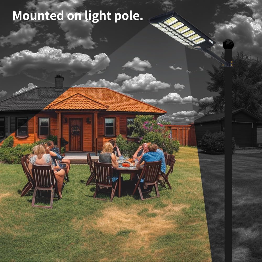 YQL Solar Street Light Large Commercial - Outdoor Heavy Duty Big Bright Waterproof high Powered 8000w