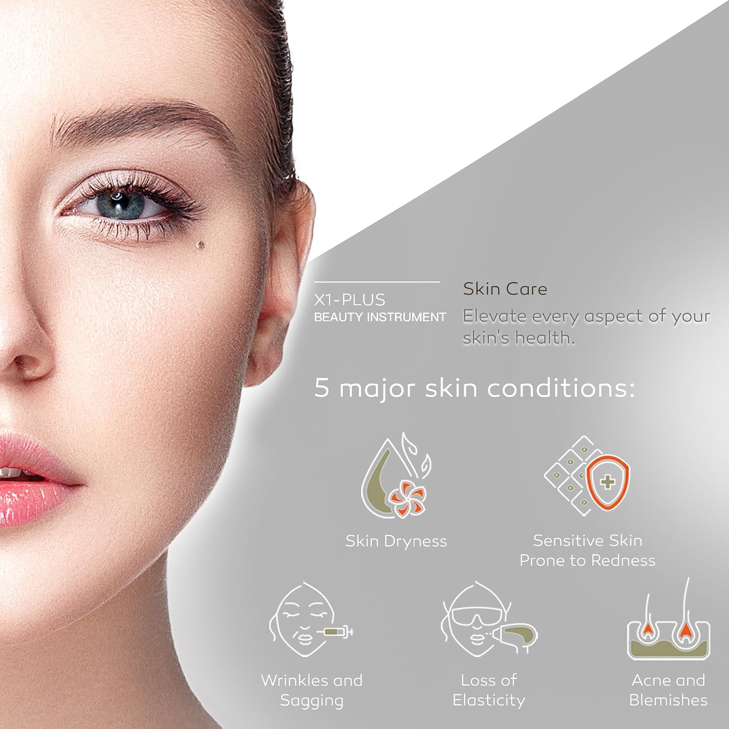Arpha Titanium Ion Skincare Enhancer & Silicone Sonic Face Scrubber, for Skin Tightening, Brightening, Gentle Deep Cleanse, Mindful Glow Up, Only 135g, IPX7 Waterproof (Black)