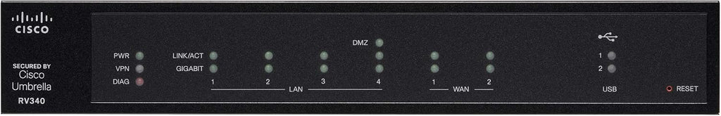 Cisco RV340-K9-NA RV340 Dual WAN Gigabit Router (Renewed)