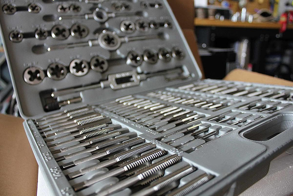 Fairmount Tools 110 Piece Tap and Die Set - Metric and Standard in Molded Plastic Case