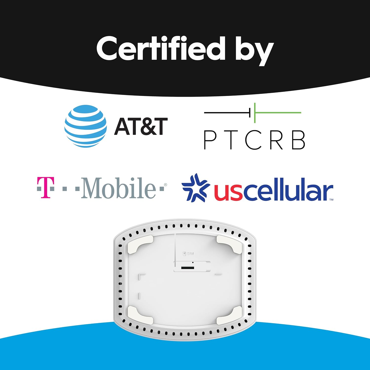 Hitron D60 5G Cellular Router with Sim Card Slot | AX3000 WiFi 6 Router with Mesh WiFi | Certified with T-Mobile, AT&T, US Cellular | Nano SIM, eSIM for Dual Failover Capability |Model # D60 5G
