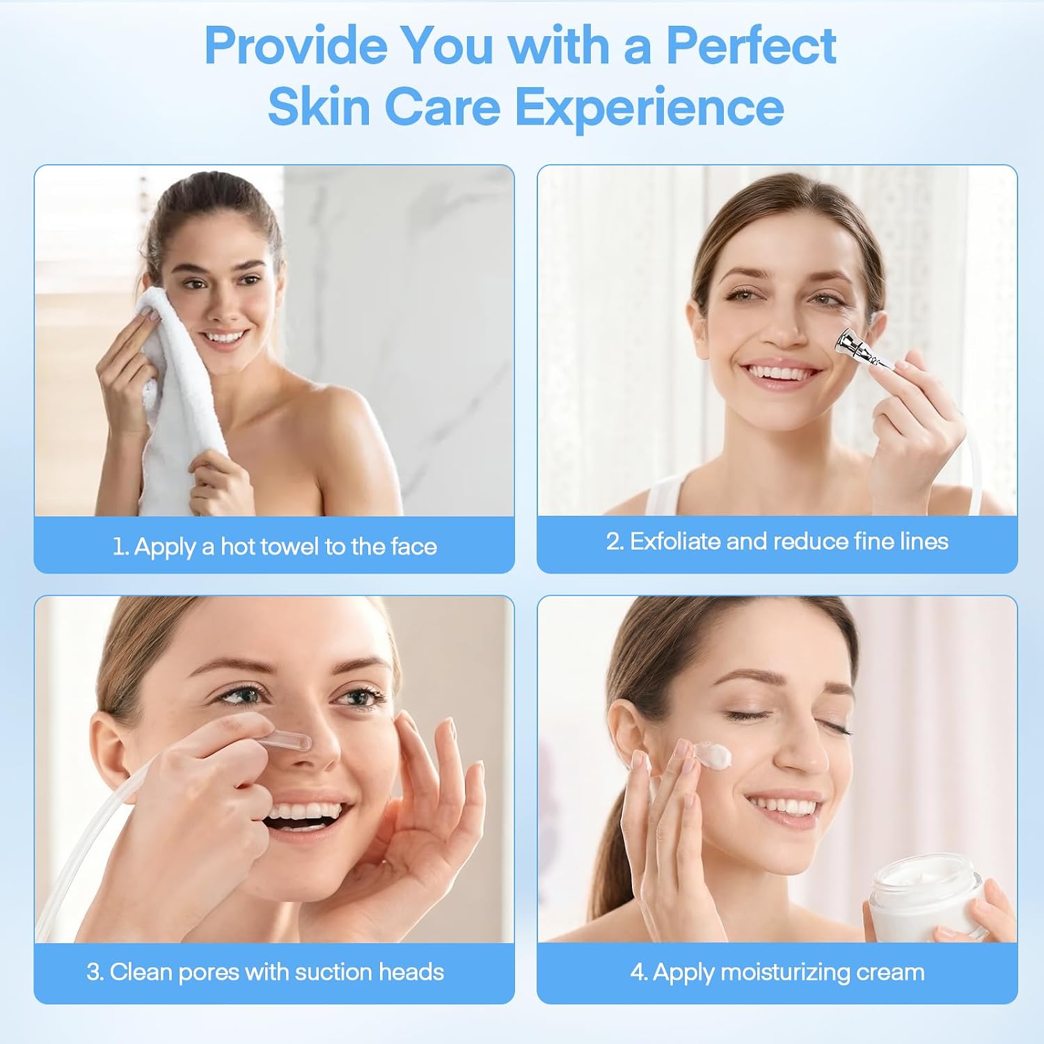 Diamond Micro Dermabrasion Machine, Yofuly Professional Dermabrasion Machine, Salon Home Use Facial Skin Care Device, 0-68cmHg