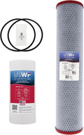 Replacement Filter Set for USWF 2-Stage Chloramine Reduction Filtration System, 5 Micron Sediment 10x4.5' and 1 Micron Chloramine Reduction Carbon Block 20x4.5' | Made in the USA