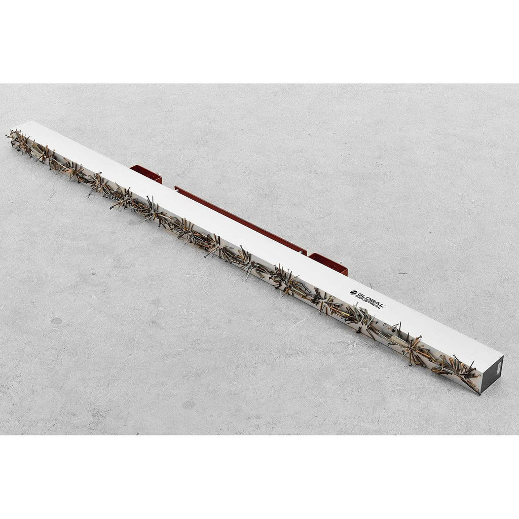 Global Industrial Hang-Type Magnetic Sweeper with Forklift Hanger, 84' Cleaning Width, Picks Up Steel, Nails, Wire, Screws and Other Metallic Debris Off Floors