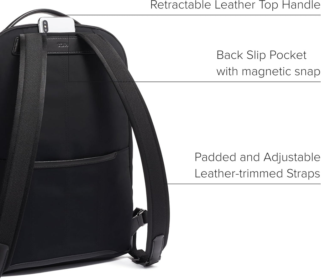 TUMI Harrison Warren Backpack - 15-Inch Laptop Backpack - Stylish Women's & Men's Backpack for Travel & Business - Black