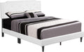 Glory Furniture Deb Upholstered Bed, Full, White