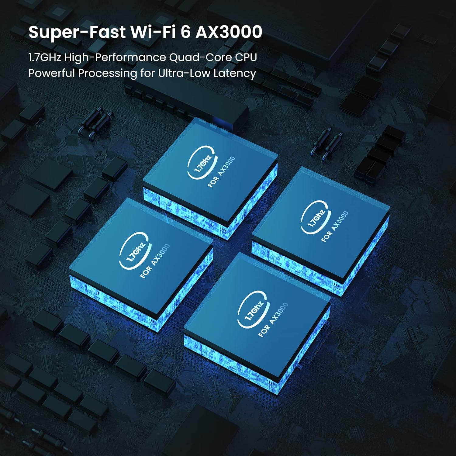 Tenda Nova MX12 Mesh WLAN WiFi 6 System - AX3000 Dual Band Mesh System - Recommended for Huser with 2-4 Bedrooms - 3X Gigabit Port - Replaces WLAN Router & Repeater - Compatible with Alexa - 2 Pack