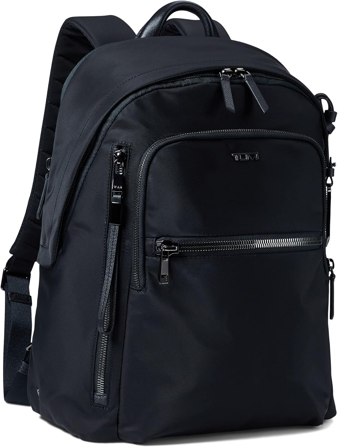 TUMI - Voyageur Halsey Backpack - Travel Backpack - For Business, Fashion, Commute - Holds Up to 14' Screens - Black & Gunmetal