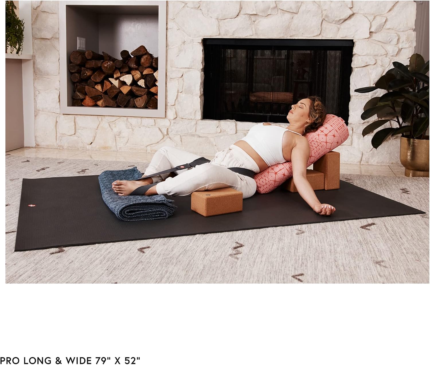Manduka PRO Yoga Mat - 6mm | Lifetime Durability | Hygienic Construction | Premium Studio Quality | Teacher Approved