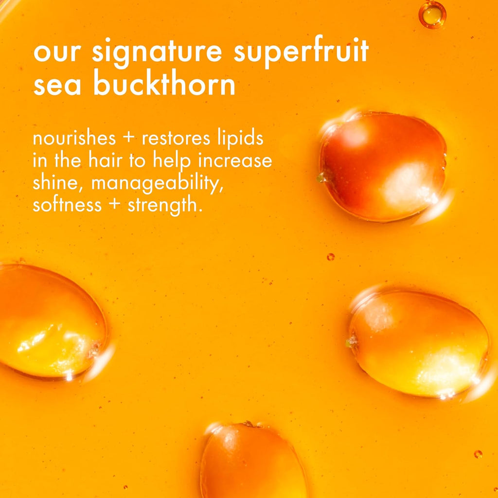 amika supersized superfruit nourish + style set | for fine-to-thick hair types 1-3c seeking softer and more conditioned hair, liter set for soft hair