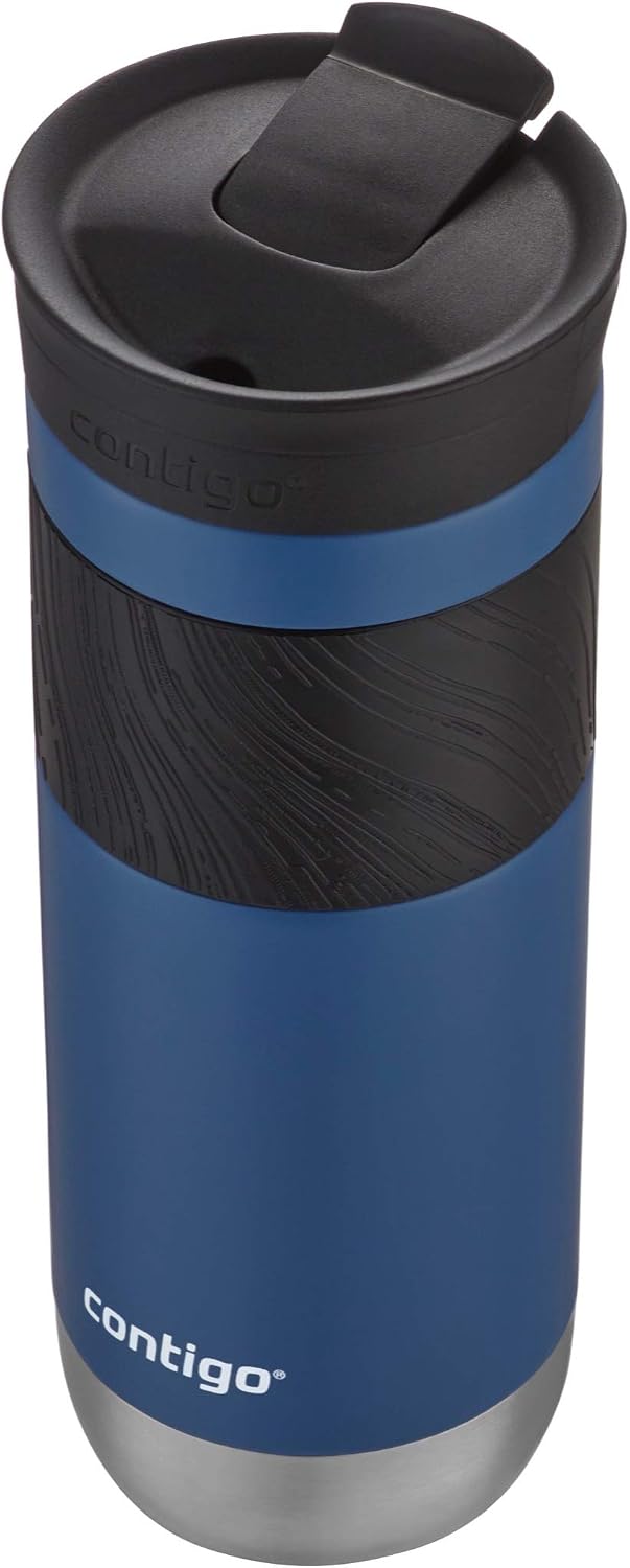 Contigo Byron Travel Mug, Vacuum-Insulated Stainless Steel, 20oz | Leak-Proof Lid | BPA-Free | Sake & Blue Corn | Pack of 8