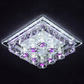 Chandelier, Round LED Crystal Ceiling Light Compatible with Living Room Bedroom Kitchen Indoor Lamp with Remote Controlled Luminaria Home Decoration, mm-102