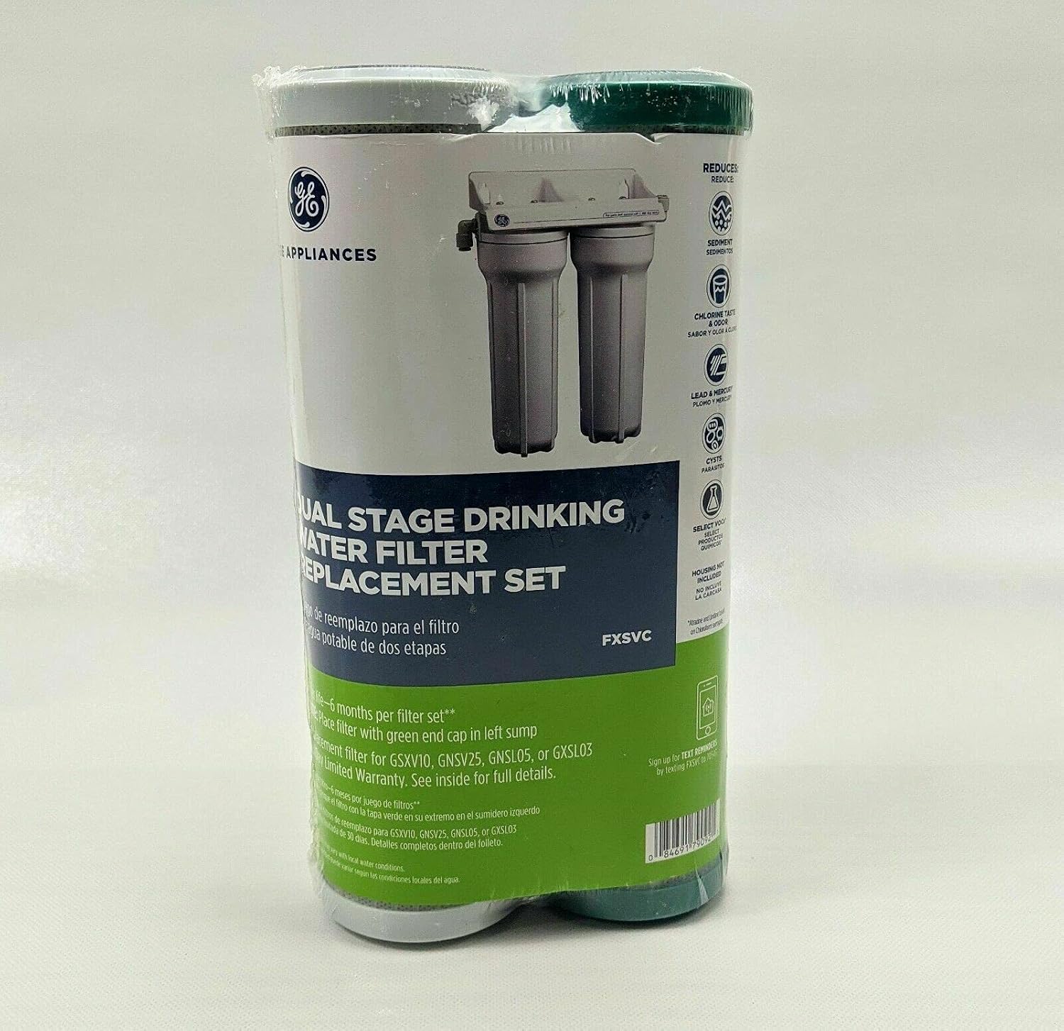 Compatible with GE FXSVC Dual StaCompatible with GE Drinking Water Replacement Filter